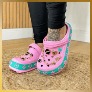 Babuche Rosa Pins Botons