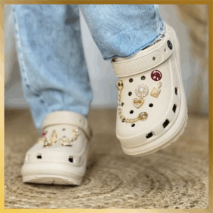 Babuche Rosa Pins Bege